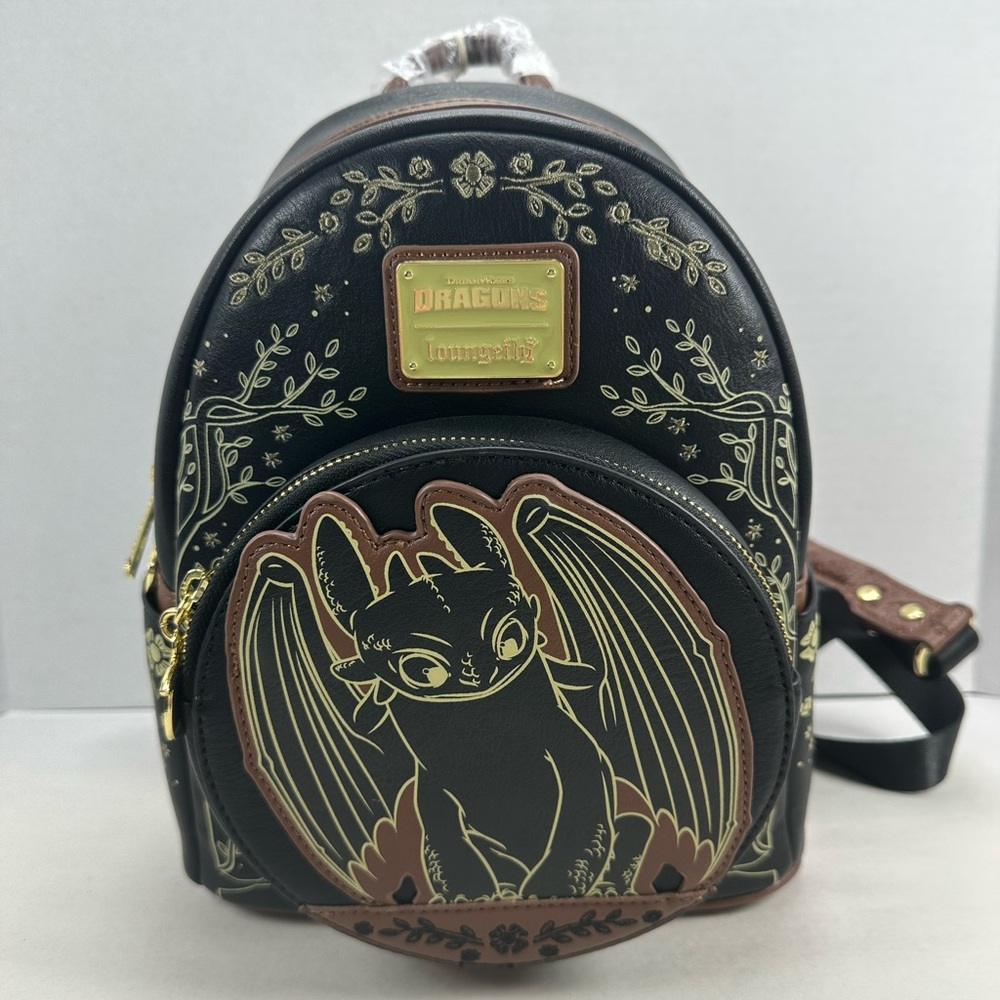 Loungefly Dreamworks Toothless Mini Backpack (Books-A-Million Exclusive) - Picture 2 of 5